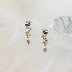Serpent Tail Gem Earrings | Earrings | Wiccan Center