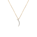 Narrow Crescent Necklace