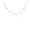 Lunar Drop Choker Necklace