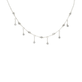 Lunar Drop Choker Necklace