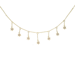 Stellar Drop Choker Necklace | Necklaces | Wiccan Center
