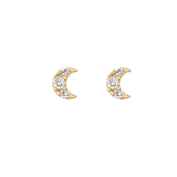 Moon Stud Earrings | Earrings | Wiccan Center