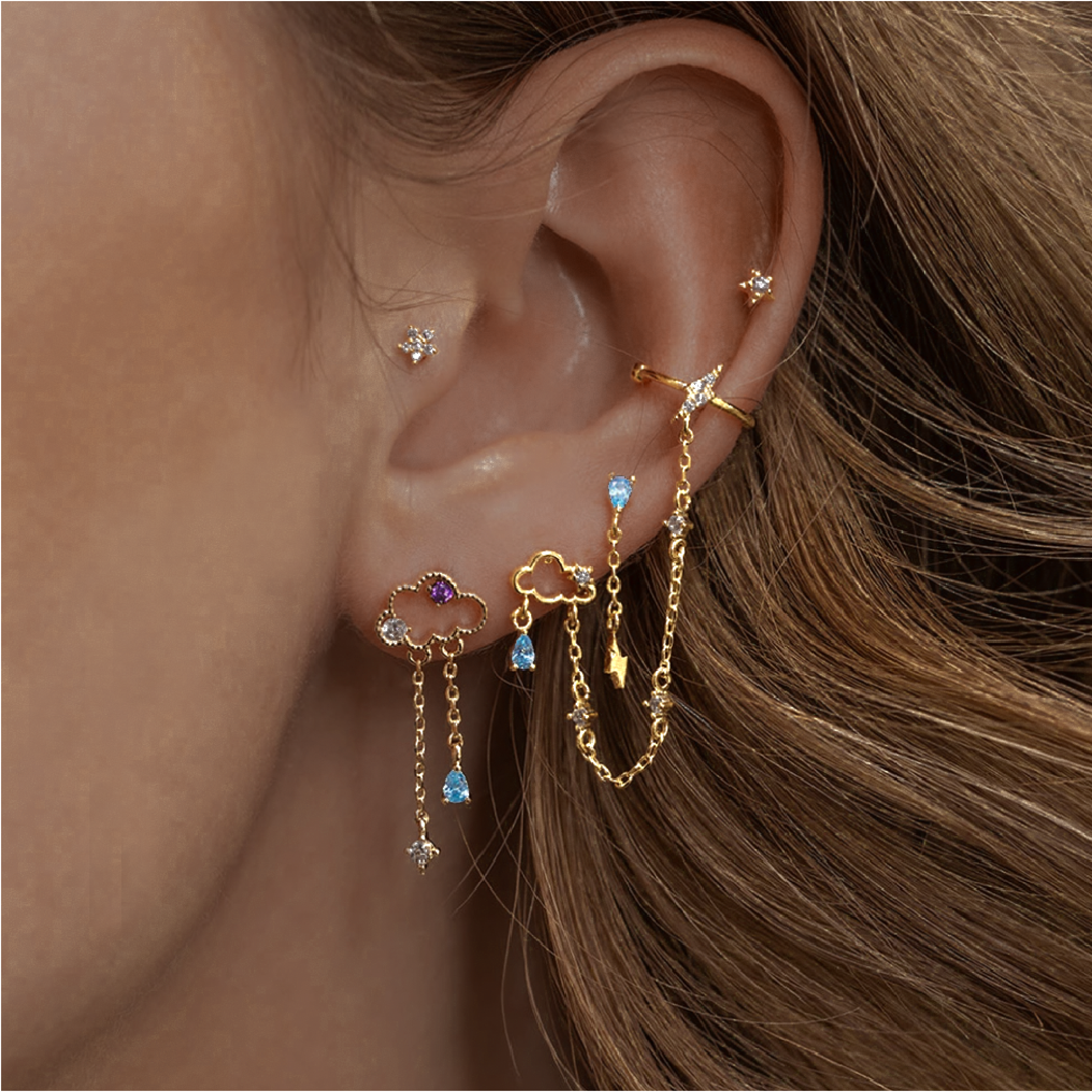 Raincloud Earrings