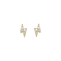 Lightning Bolt Stud Earrings
