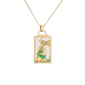 The Lioness Tarot Card Necklace