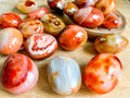 Carnelian Palm Stone - Small (30-59g) | Palm Stone | Wiccan Center