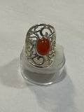 Carnelian Ring Size 7 "Web of Passion" | Rings | Wiccan Center