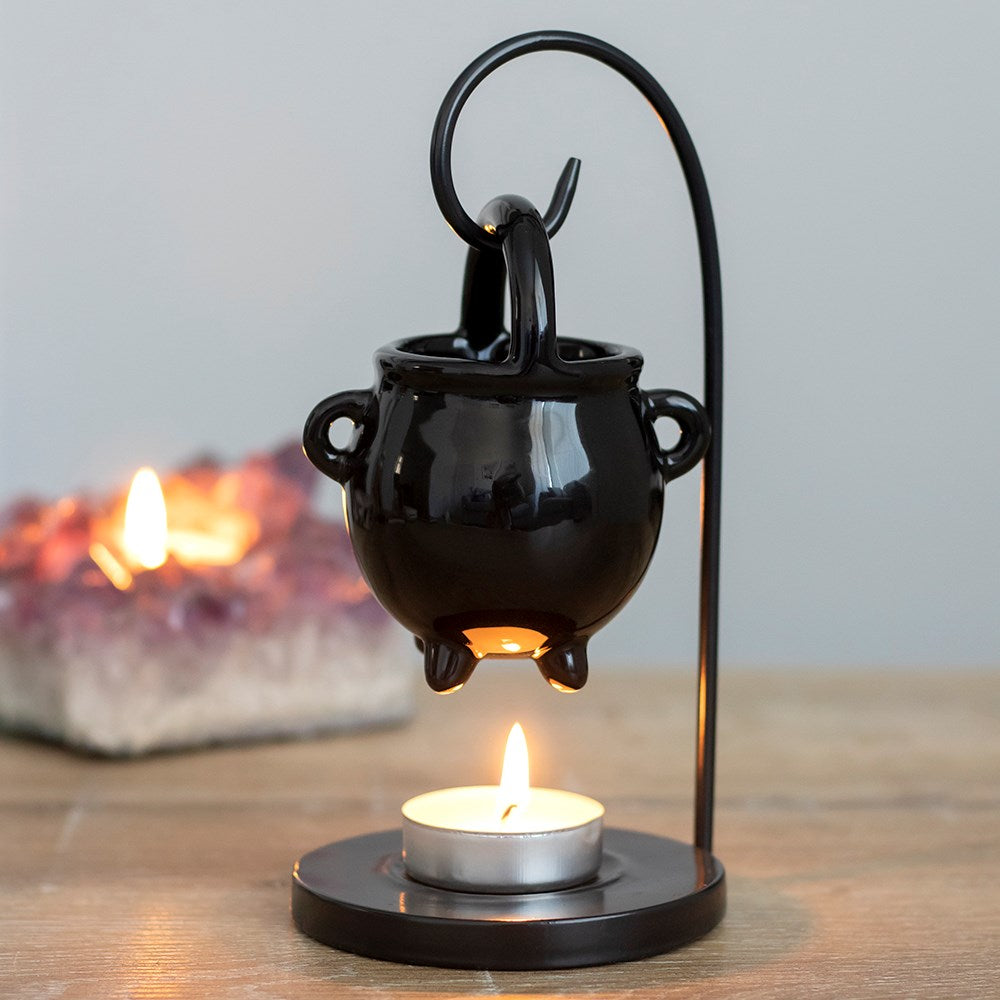 Hanging Cauldron Halloween Oil Burner | Wax Melt Warmer | Wiccan Center