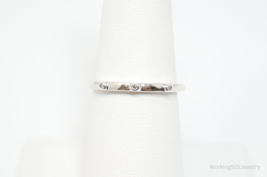 Vintage Designer Heng Ngai Diamond Sterling Silver Ring - Size 6.75 | Jewelry > Rings | Wiccan Center