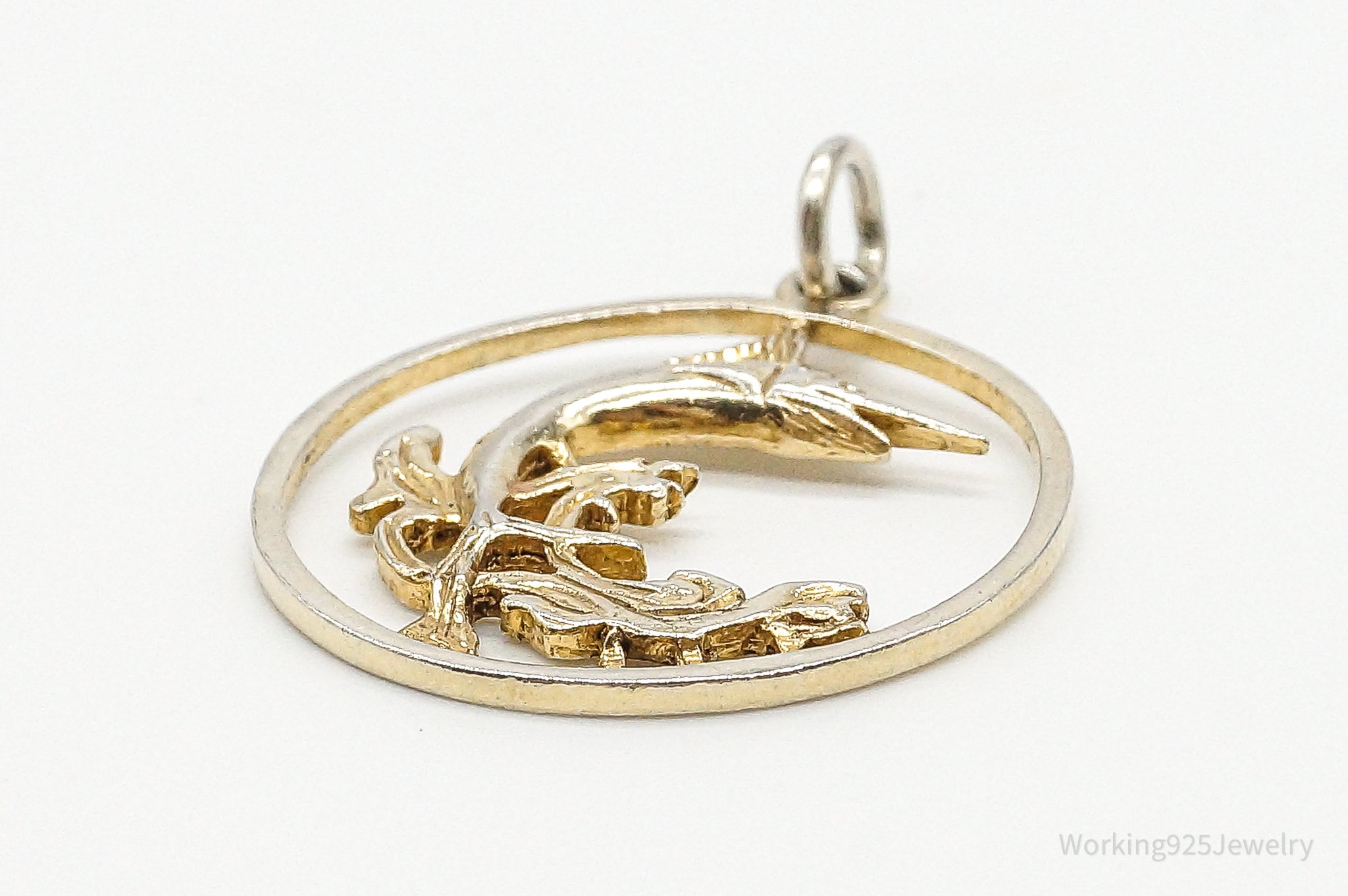 Vintage Large SwordFish Fisherman Sterling Silver Pendant | Jewelry > Necklaces > Pendants | Wiccan Center
