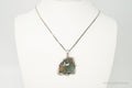 Vintage Large Aqua Chalcedony Sterling Silver Necklace | Jewelry > Necklaces > Pendants | Wiccan Center