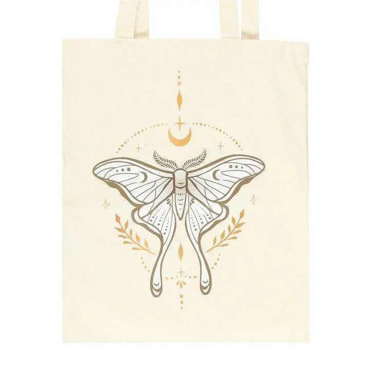 Light Luna Moth Tote Bag | Accessories | Wiccan Center