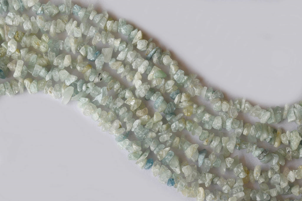 Uncut Raw Amazonite Crystal Chip Beads for Necklace (Alignment Of Chakra and Trust) | | Wiccan Center
