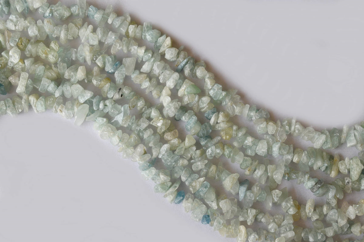 Uncut Raw Amazonite Crystal Chip Beads for Necklace (Alignment Of Chakra and Trust) | | Wiccan Center