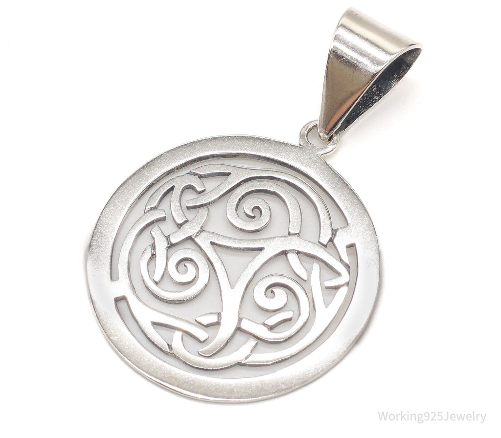 Vintage Retired Silpada Celtic Triskele Knot Sterling Silver Pendant | Jewelry > Necklaces > Pendants | Wiccan Center