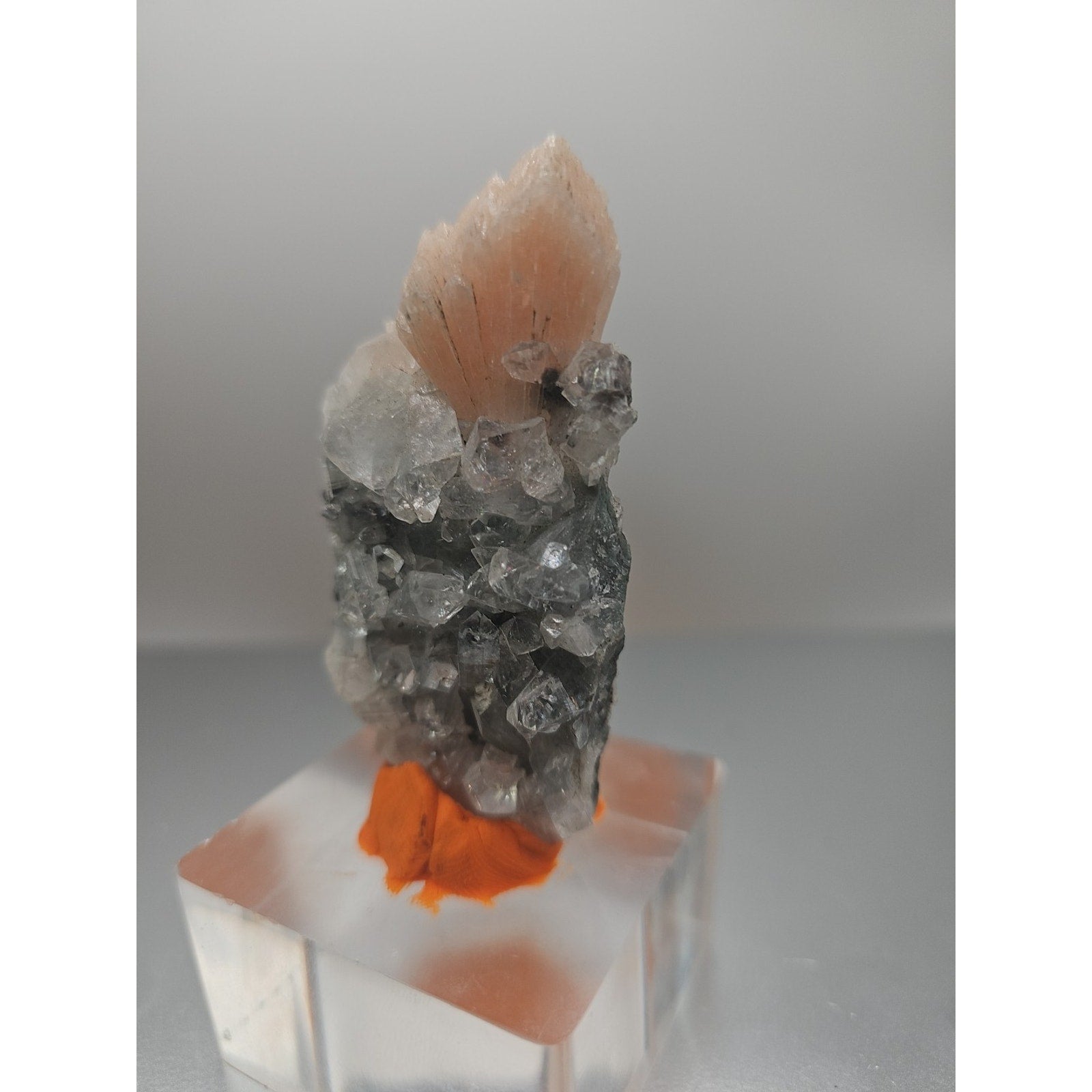 Apophyllite Pink Stilbite 51grams | Mineral Specimens | Wiccan Center