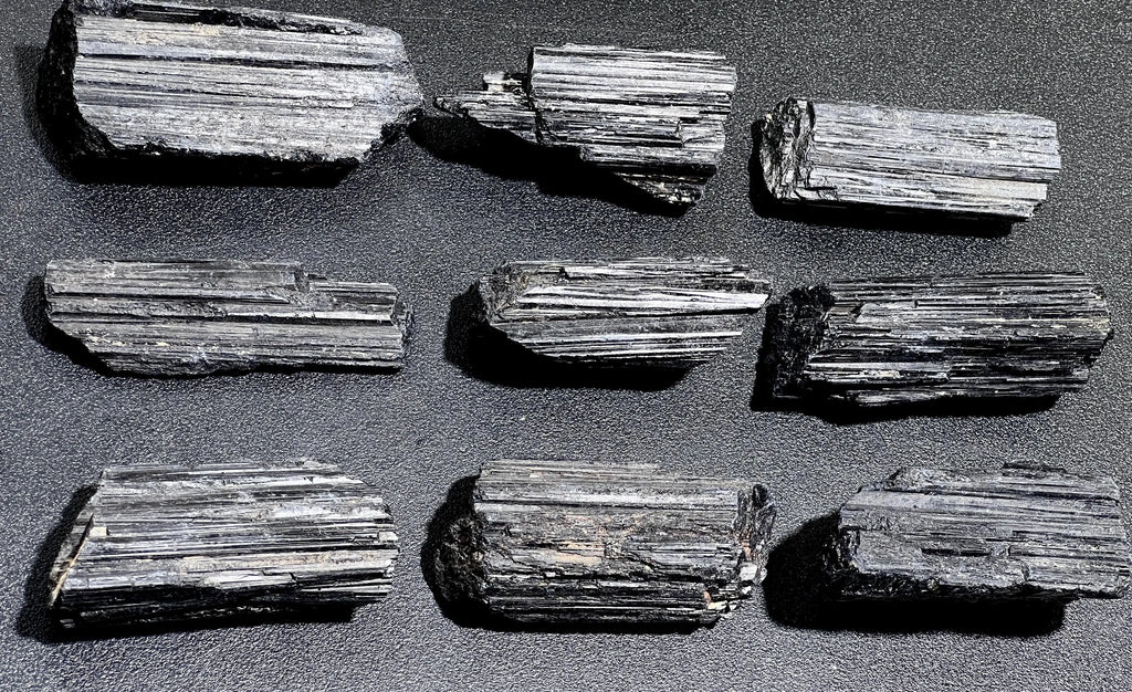 Large Black Tourmaline Crystals (1-3 Inches)(By The Piece Or Pound) Rough Raw Gemstone Home Decor | Home & Living > Home Decor > Home Accents > Rocks & Geodes | Wiccan Center