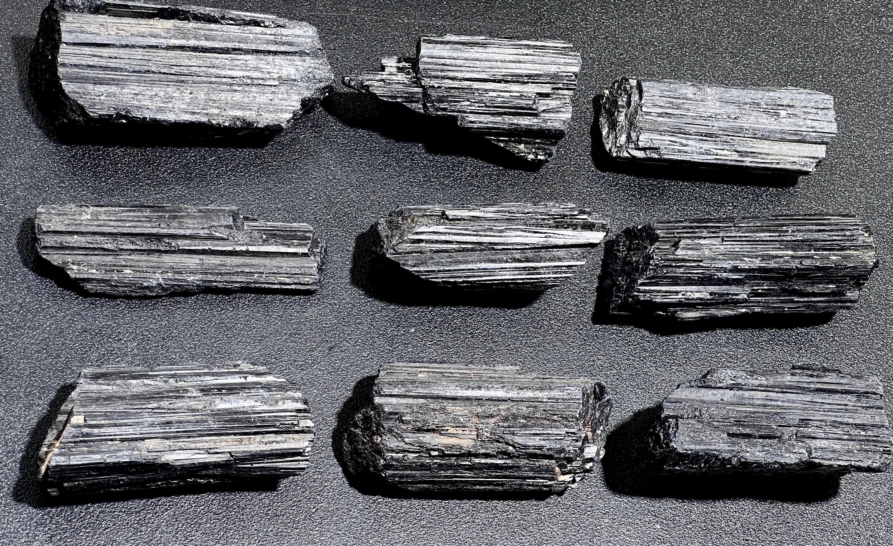 Large Black Tourmaline Crystals (1-3 Inches)(By The Piece Or Pound) Rough Raw Gemstone Home Decor | Home & Living > Home Decor > Home Accents > Rocks & Geodes | Wiccan Center