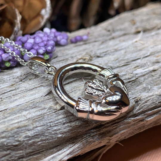 Lylah Claddagh Necklace | Pendant | Wiccan Center