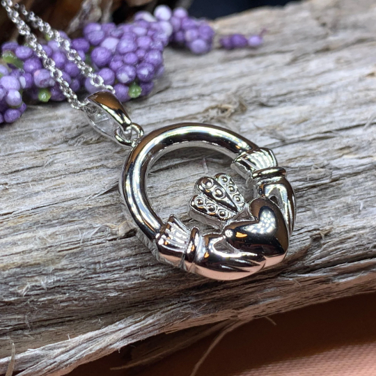 Lylah Claddagh Necklace | Pendant | Wiccan Center