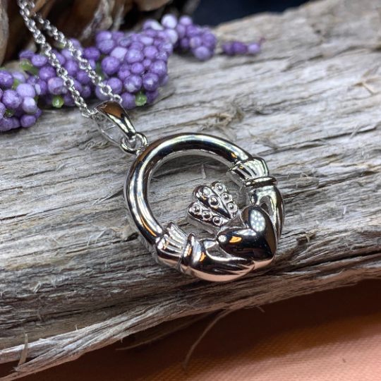 Lylah Claddagh Necklace | Pendant | Wiccan Center