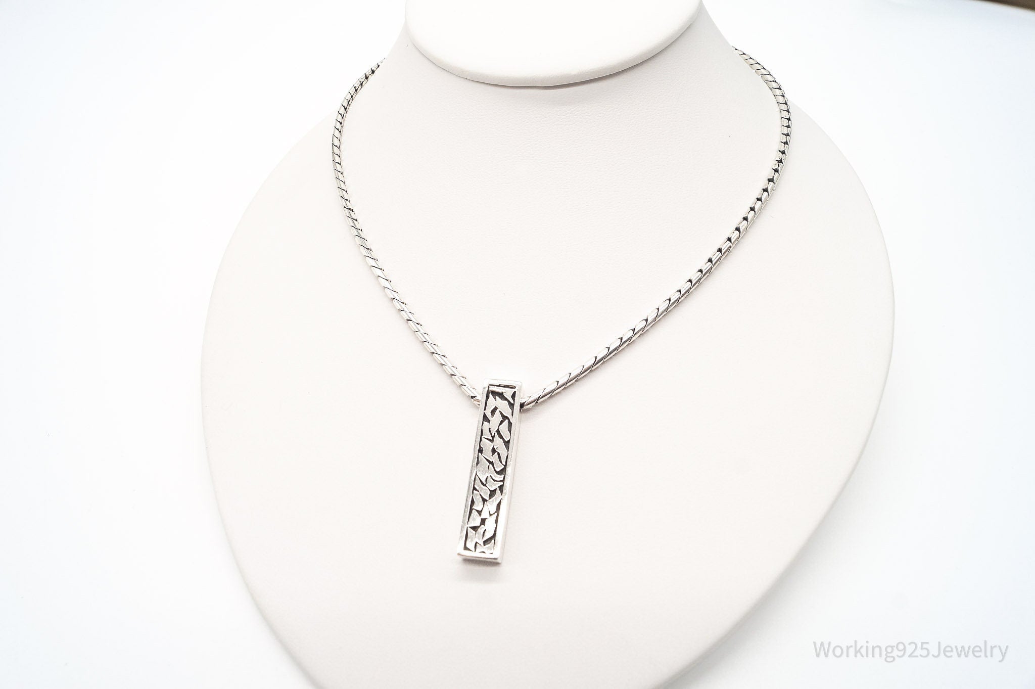 Vintage Bali Style Chain Sterling Silver Necklace | Jewelry > Necklaces > Pendants | Wiccan Center
