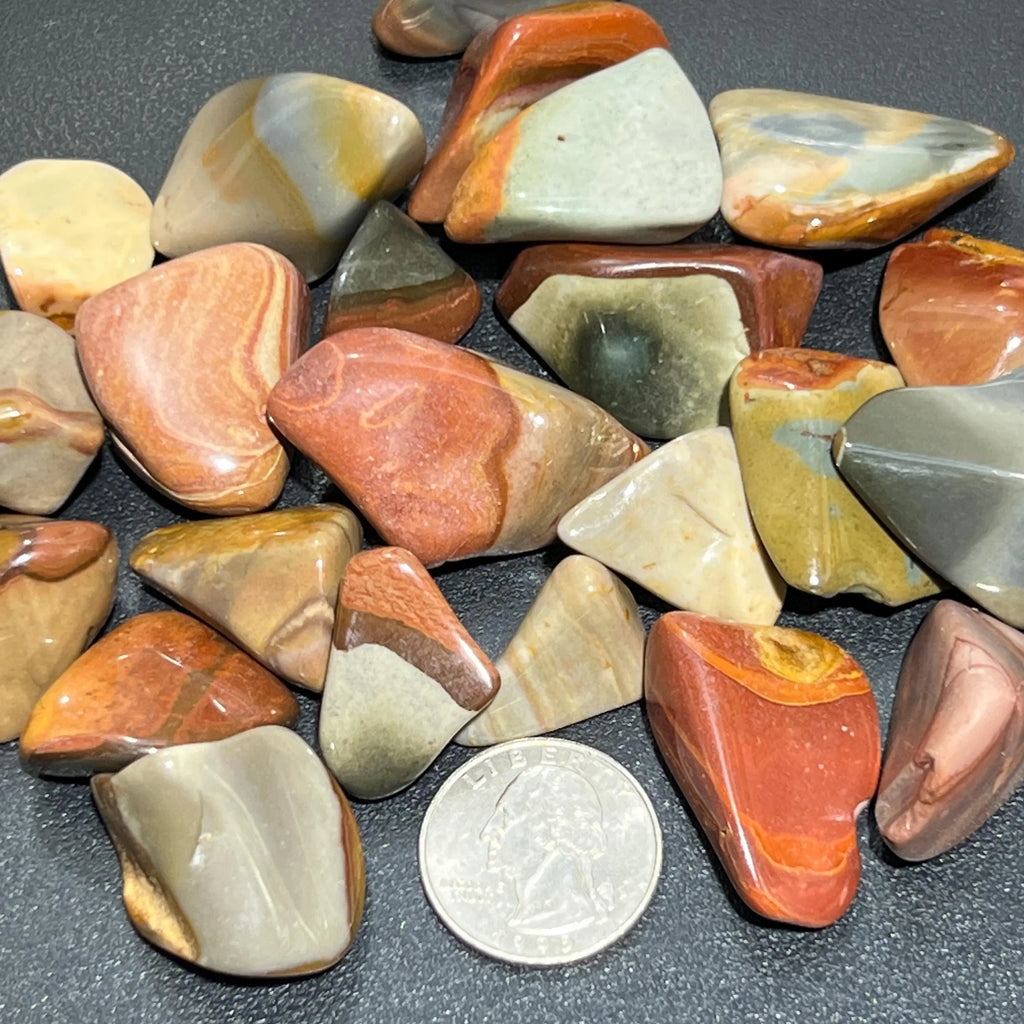 Desert Jasper Tumbled Stones (By The Piece Or Pound) Wholesale | Home & Living > Home Decor > Home Accents > Rocks & Geodes | Wiccan Center