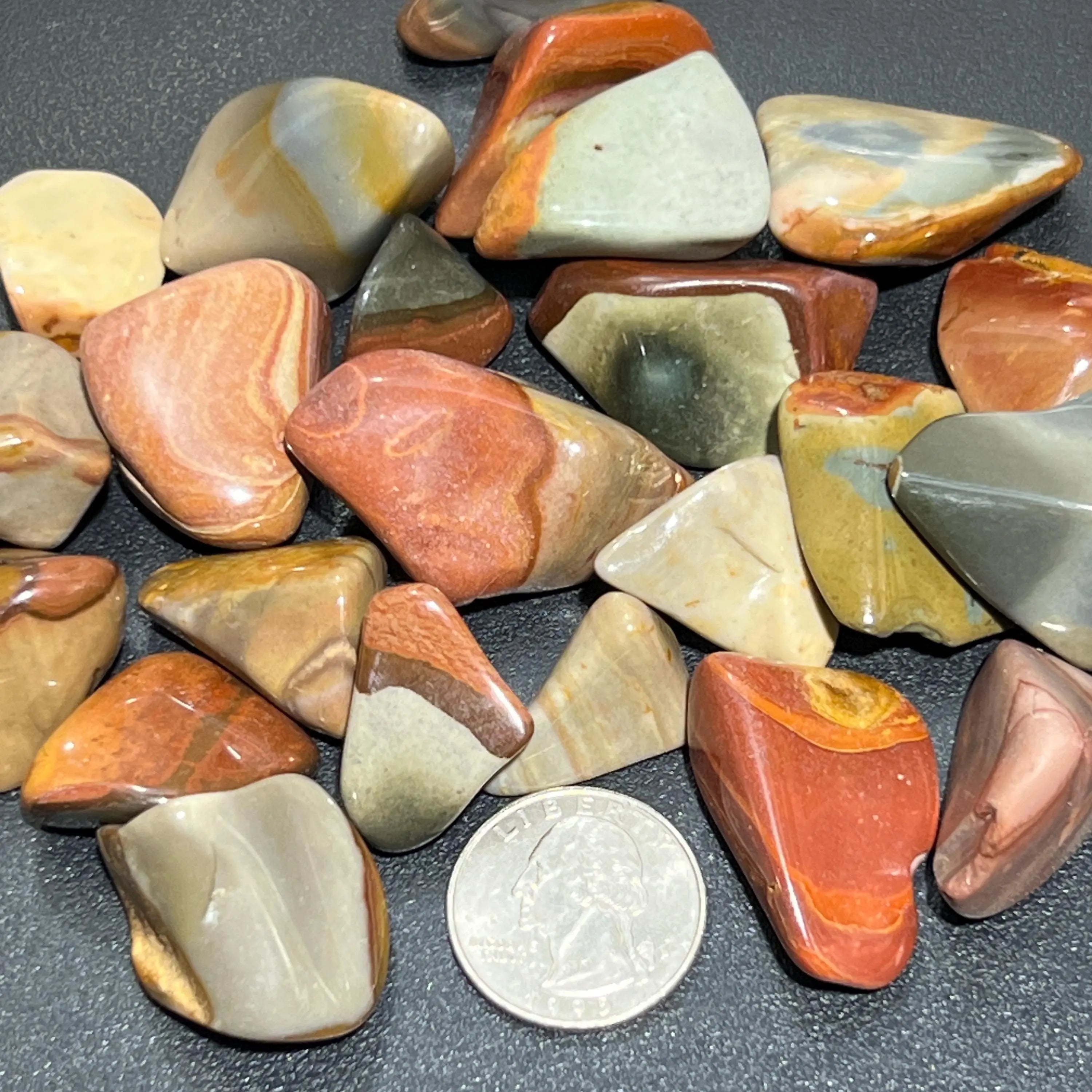 Desert Jasper Tumbled Stones (By The Piece Or Pound) Wholesale | Home & Living > Home Decor > Home Accents > Rocks & Geodes | Wiccan Center
