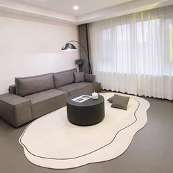 Japanese Minimalist Immitation Cashmere Living Room Carpet | Carpet | Wiccan Center