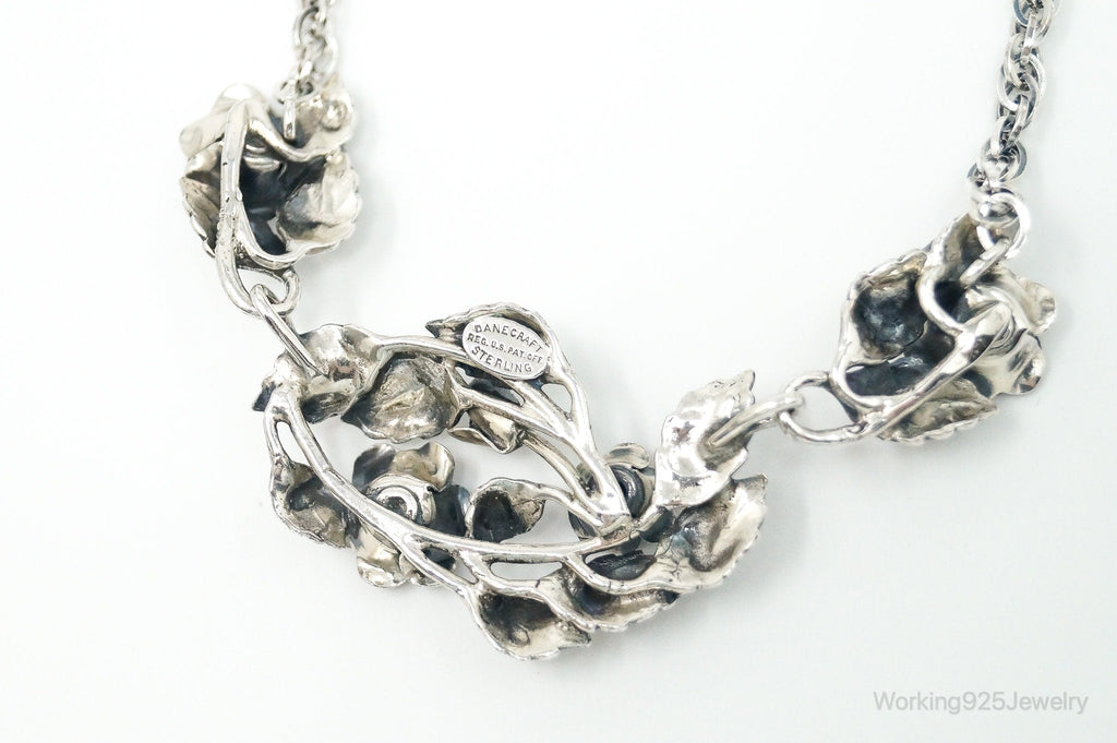 Vintage Danecraft Roses Sterling Silver Necklace | Jewelry > Necklaces > Pendants | Wiccan Center