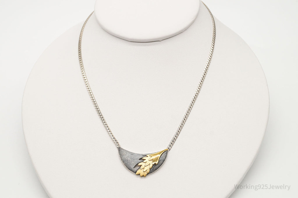 Vintage Gold Vermeil Sterling Silver Necklace 15" | Jewelry > Necklaces > Pendants | Wiccan Center