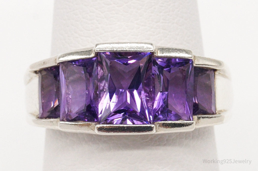Vintage Amethyst Sterling Silver Ring - Size 6 | Jewelry > Rings | Wiccan Center