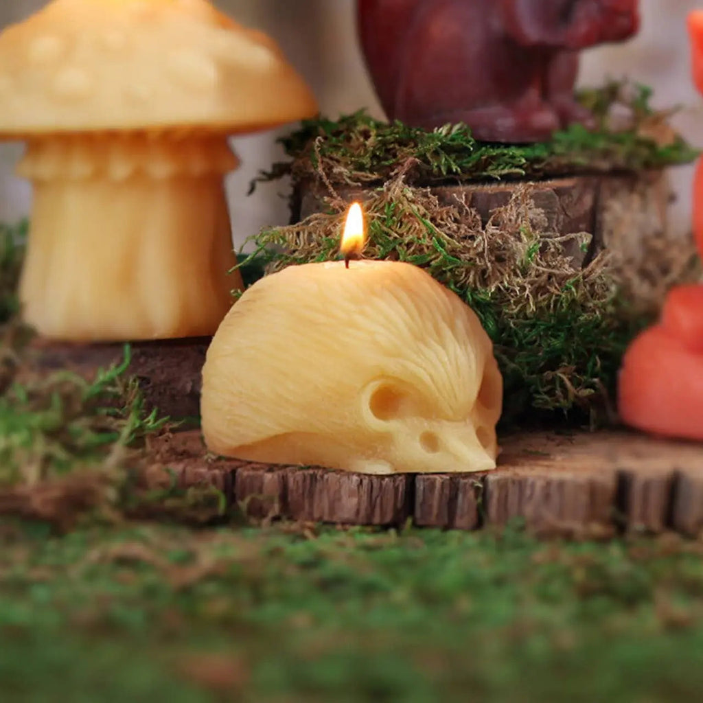 Hedgehog Candle – 100% Pure Beeswax – Handcrafted | | Wiccan Center