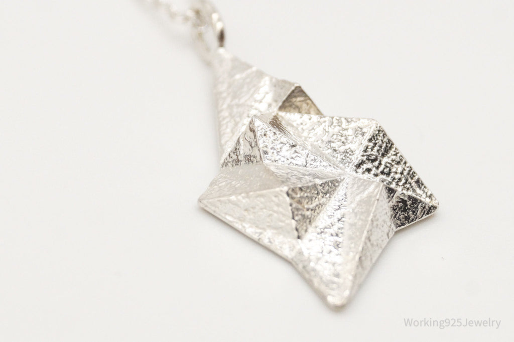 Vintage Modernist 830S Pendant - Sterling Silver Necklace Chain | Jewelry > Necklaces > Pendants | Wiccan Center