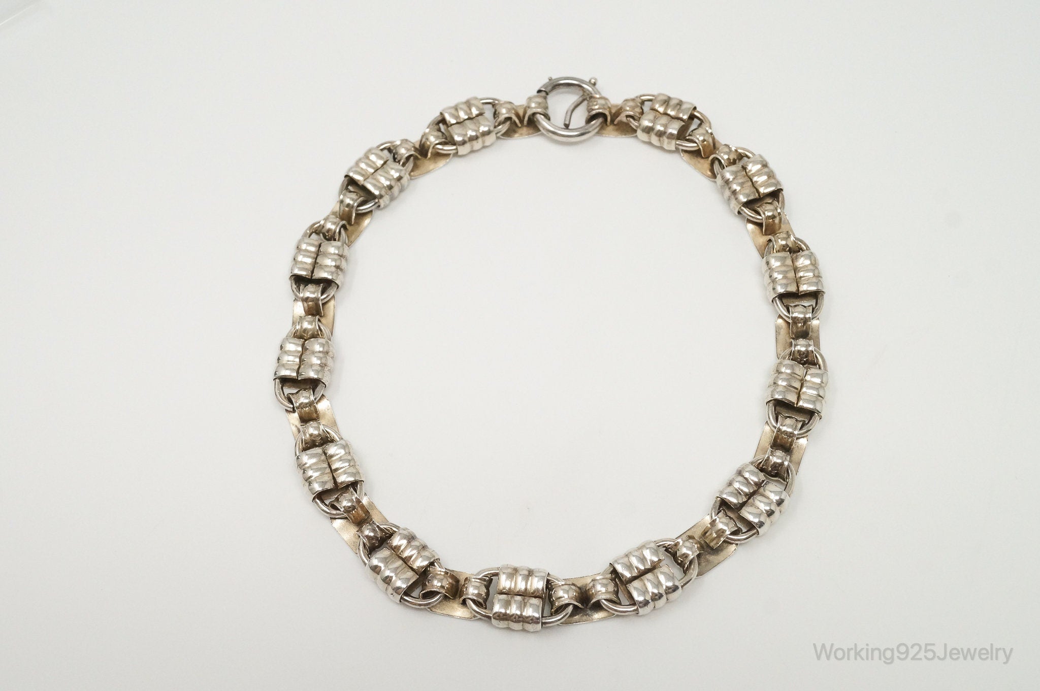 Vintage Designer Napier Sterling Silver Link Necklace | Jewelry > Necklaces > Pendants | Wiccan Center
