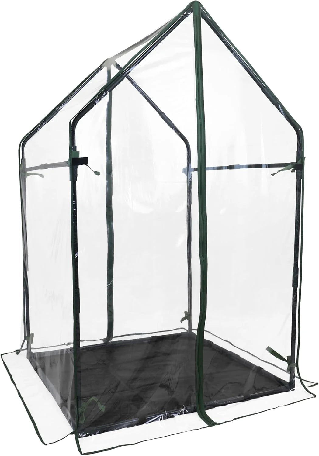 Cedar Raised Garden Bed with Greenhouse Cover | Raised Garden Bed Kit | Wiccan Center