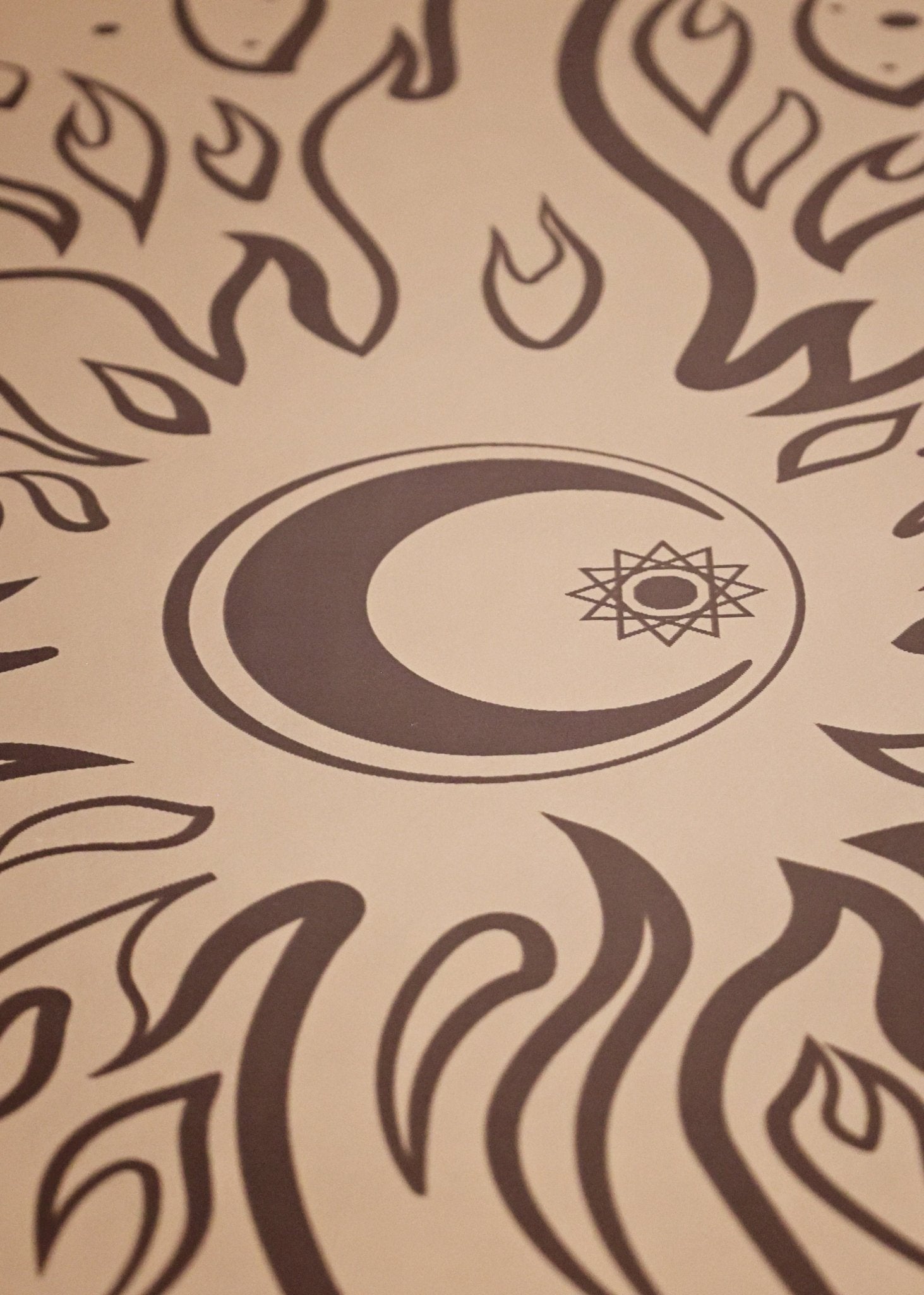 Celestial Pro Mat | Yoga Mat - Hand Painted | Wiccan Center