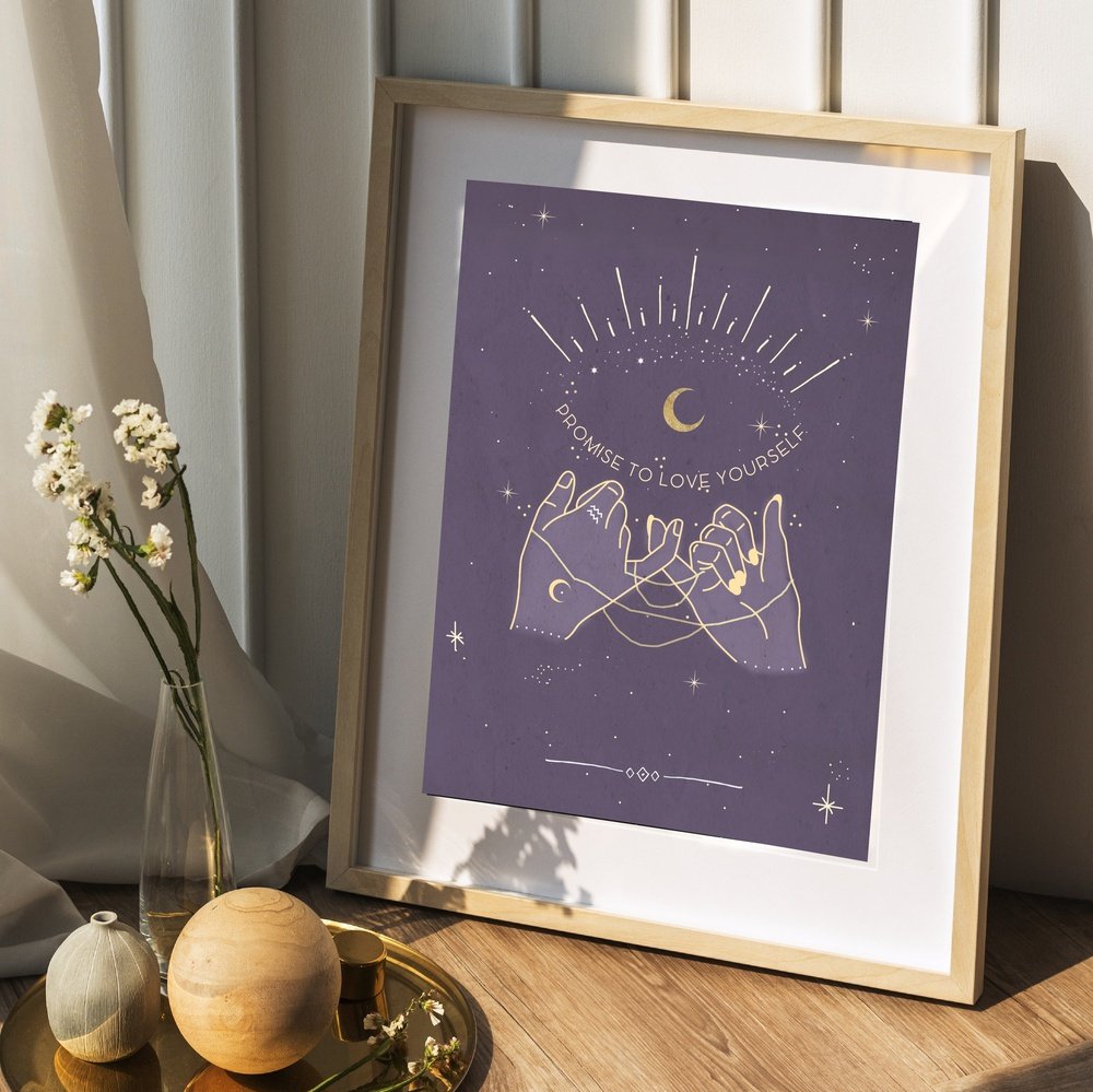 Celestial Hands Art Print