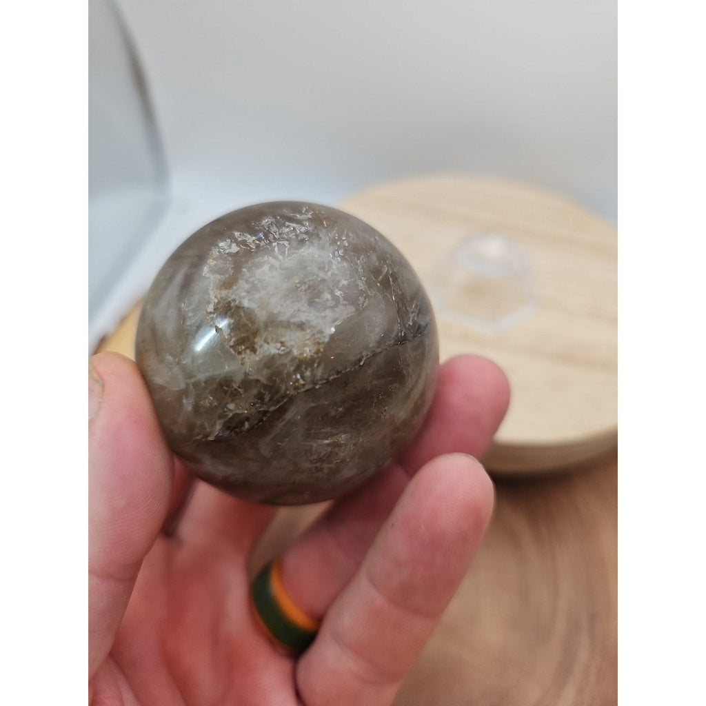 Smoky quartz sphere 60mm 260grams