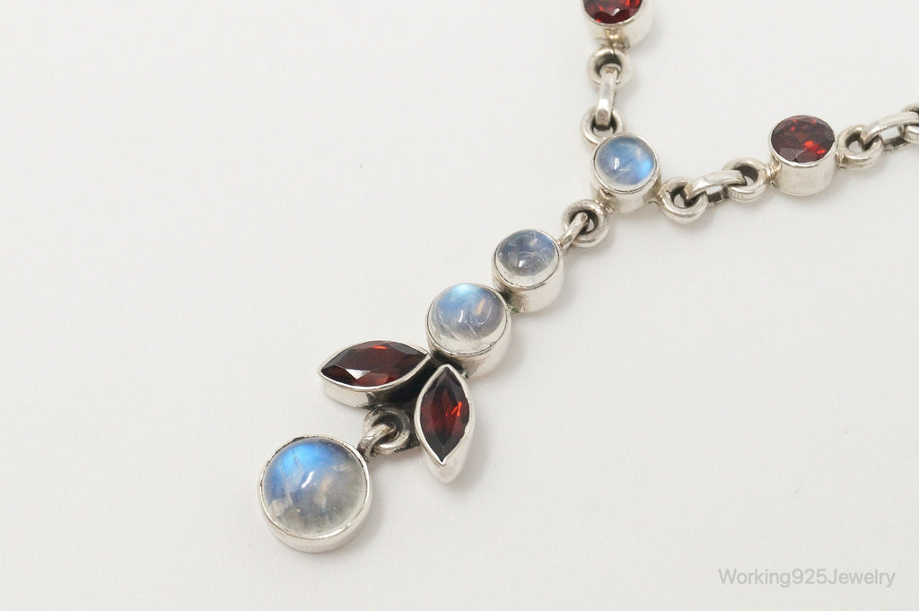 Designer Nicky Butler Moonstone Garnet Sterling Silver Necklace | Jewelry > Necklaces > Pendants | Wiccan Center