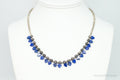 Vintage Native American QT Lapis Lazuli Bead Sterling Silver Necklace | Jewelry > Necklaces | Wiccan Center