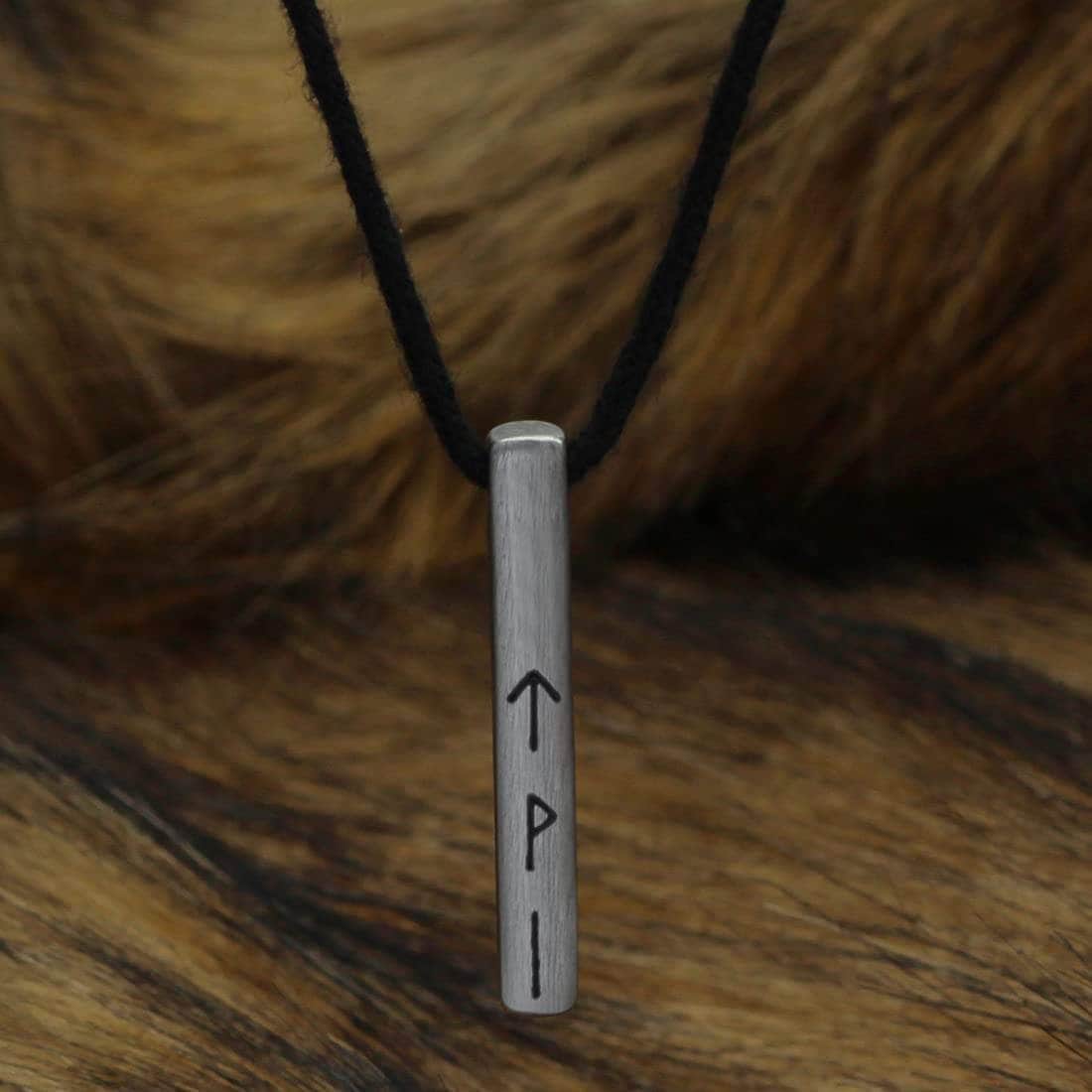 Viking Runes Birthday Stainless Steel Silver Necklaces | Chain Necklaces | Wiccan Center