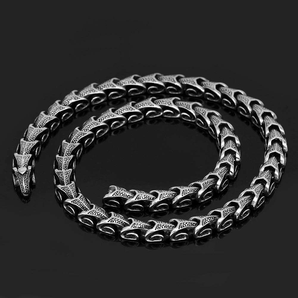 Viking Stainless Steel Jörmungandr Chain | Necklaces | Wiccan Center