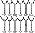 Viking Runes Birthday Stainless Steel Silver Necklaces | Chain Necklaces | Wiccan Center