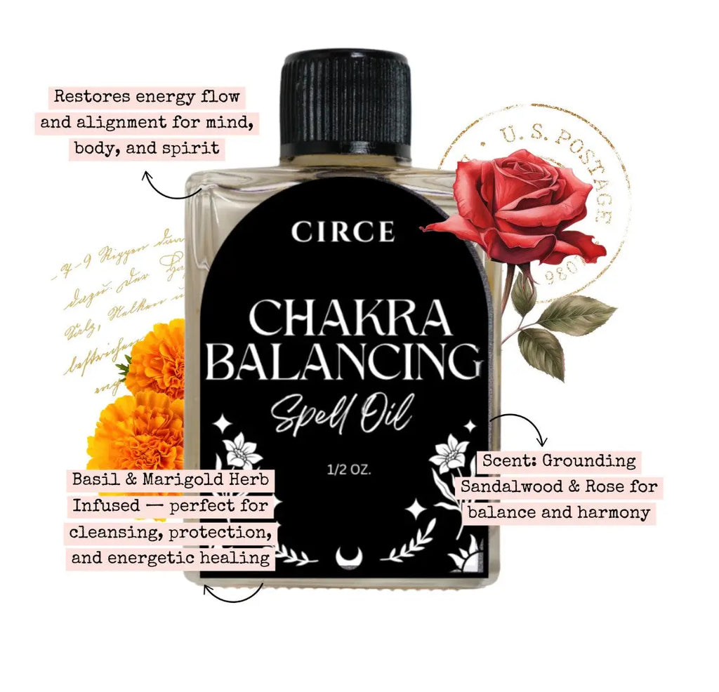 Chakra Balancing Oil — Energy Alignment Ritual | | Wiccan Center