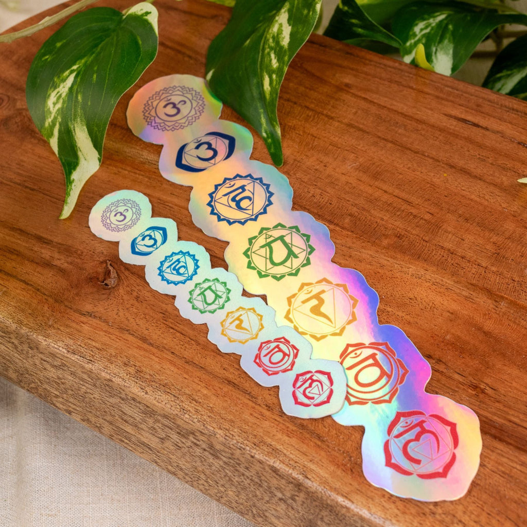 Chakra Holographic Stickers | | Wiccan Center