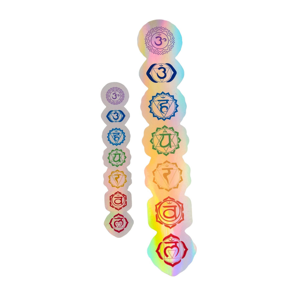 Chakra Holographic Stickers | | Wiccan Center
