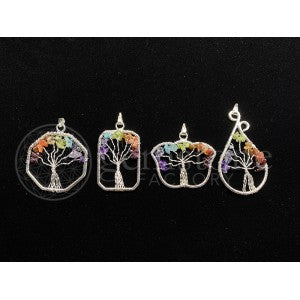 Chakra Tree of Life Necklace | Jewelry-Necklace | Wiccan Center