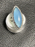Chalcedony Ring Size 6 "Infinite Blue" | Rings | Wiccan Center