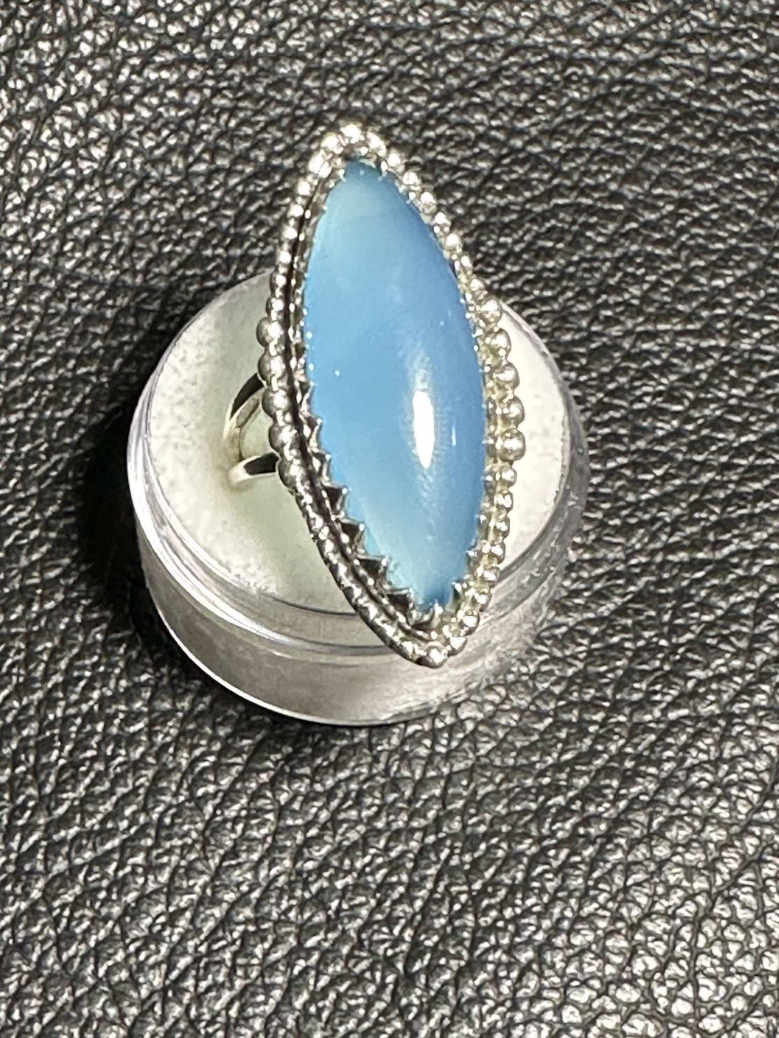 Chalcedony Ring Size 6 "Infinite Blue" | Rings | Wiccan Center
